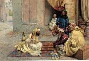 Arab or Arabic people and life. Orientalism oil paintings 17